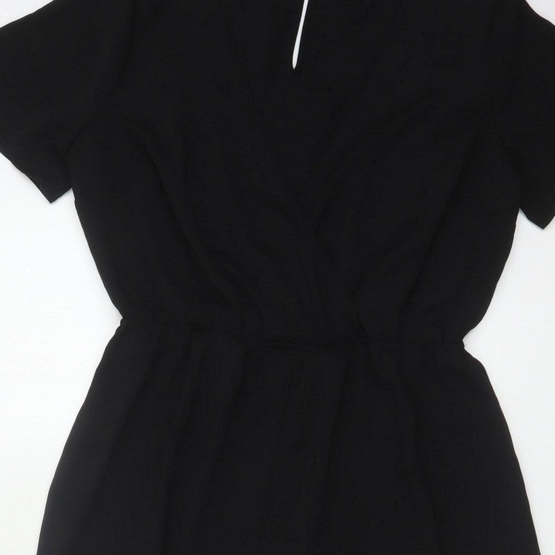 ASOS Design Curve Women’s Black UK 16 Wide-Leg Jumpsuit