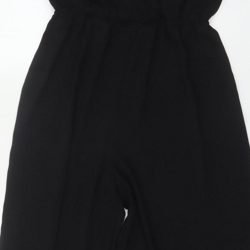 ASOS Design Curve Women’s Black UK 16 Wide-Leg Jumpsuit