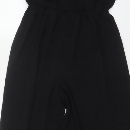 ASOS Design Curve Women’s Black UK 16 Wide-Leg Jumpsuit