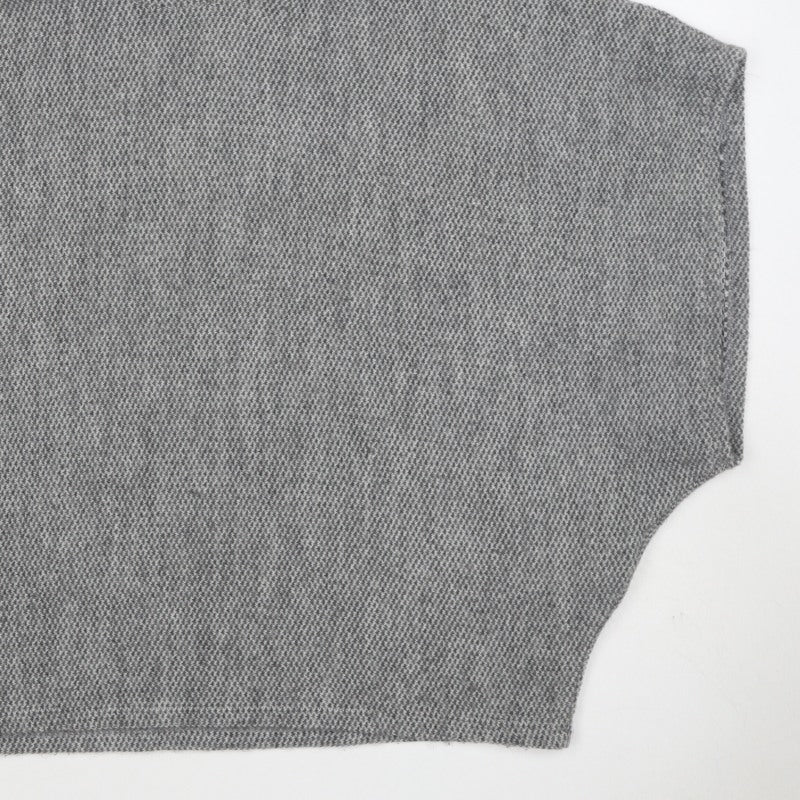 Apricot Women Grey S Sleeveless High Neck Knit Vest Jumper