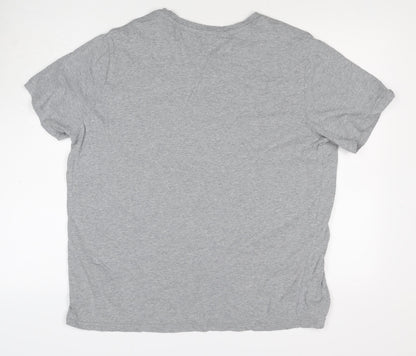 Levi's Men's Grey L Classic Logo Graphic Print Crew Neck T-Shirt