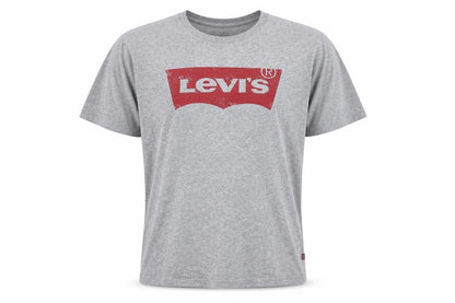 Levi's Men's Grey L Classic Logo Graphic Print Crew Neck T-Shirt