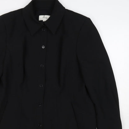 Marks and Spencer Women’s Black Size 16 Single-Breasted Suit Jacket