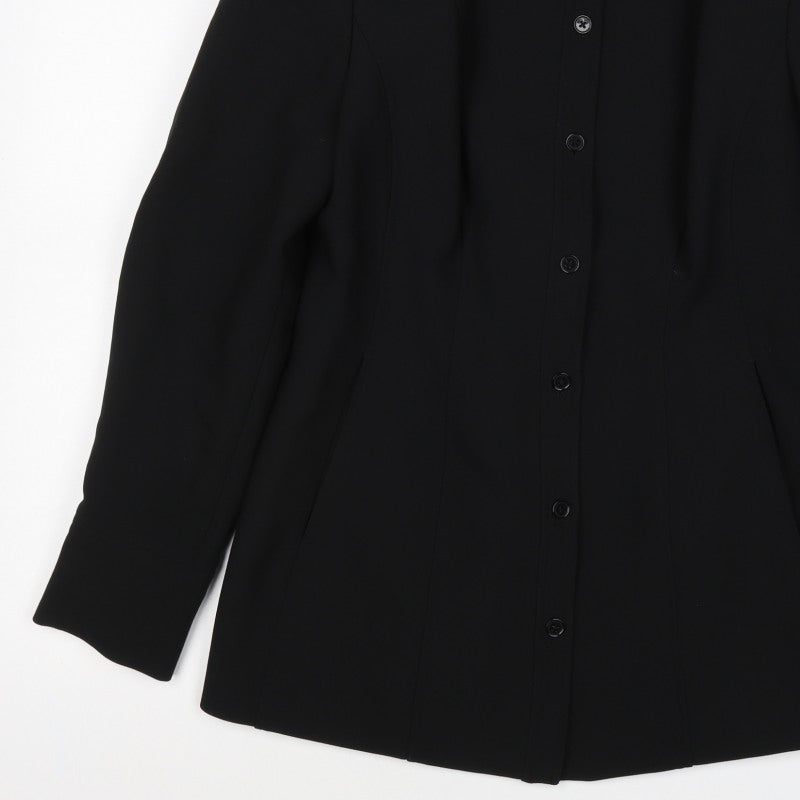 Marks and Spencer Women’s Black Size 16 Single-Breasted Suit Jacket