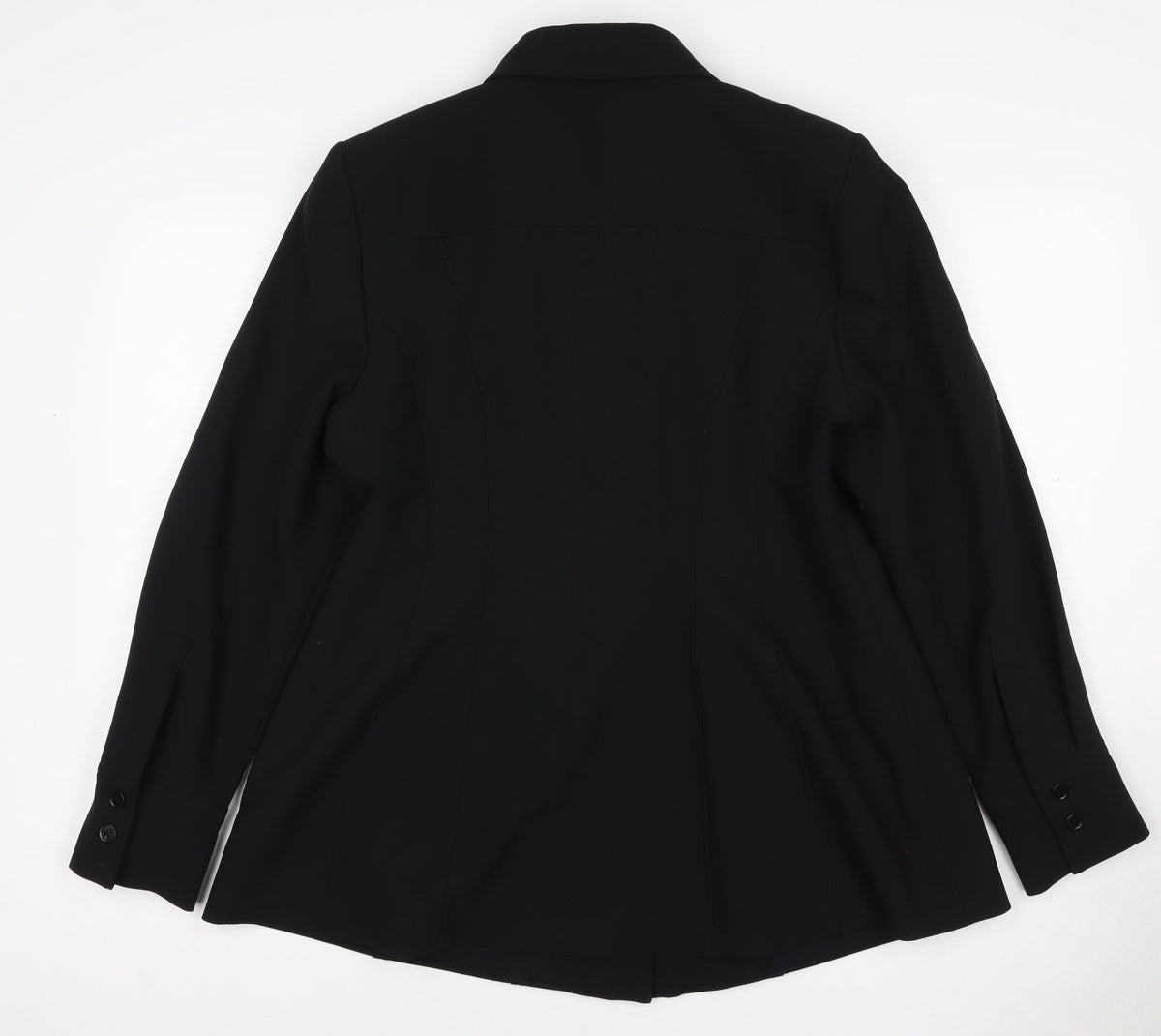 Marks and Spencer Women’s Black Size 16 Single-Breasted Suit Jacket