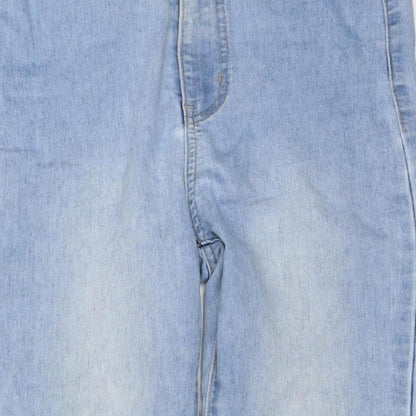 Boohoo Blue Women’s UK 6 Light Wash Skinny Stretch Jeans