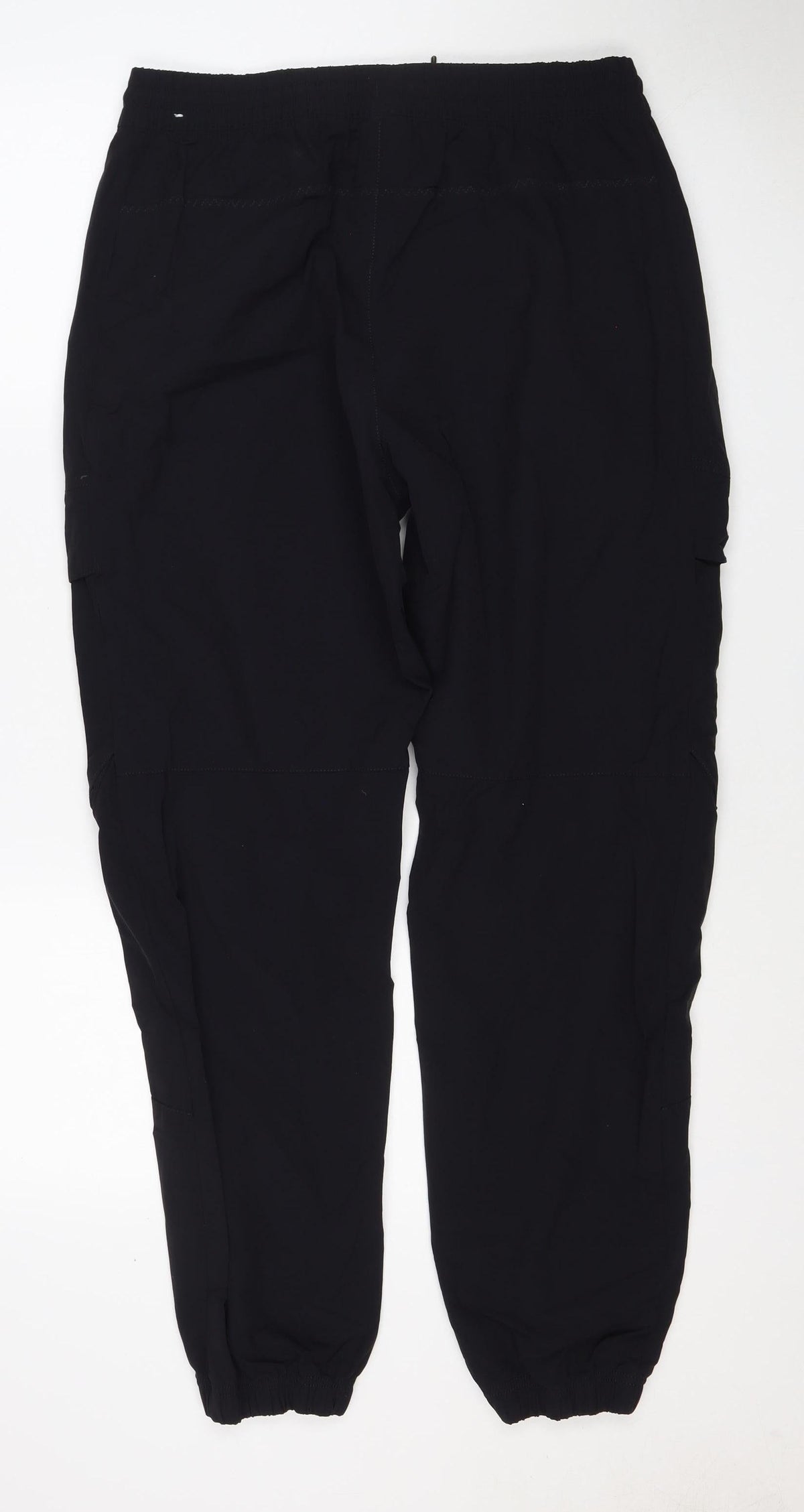 Nike Men Black L Air Max Tapered Jogger Track Pants Zip Pockets