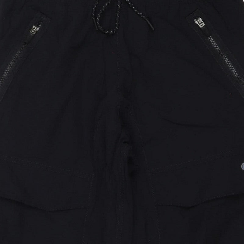 Nike Men Black L Air Max Tapered Jogger Track Pants Zip Pockets