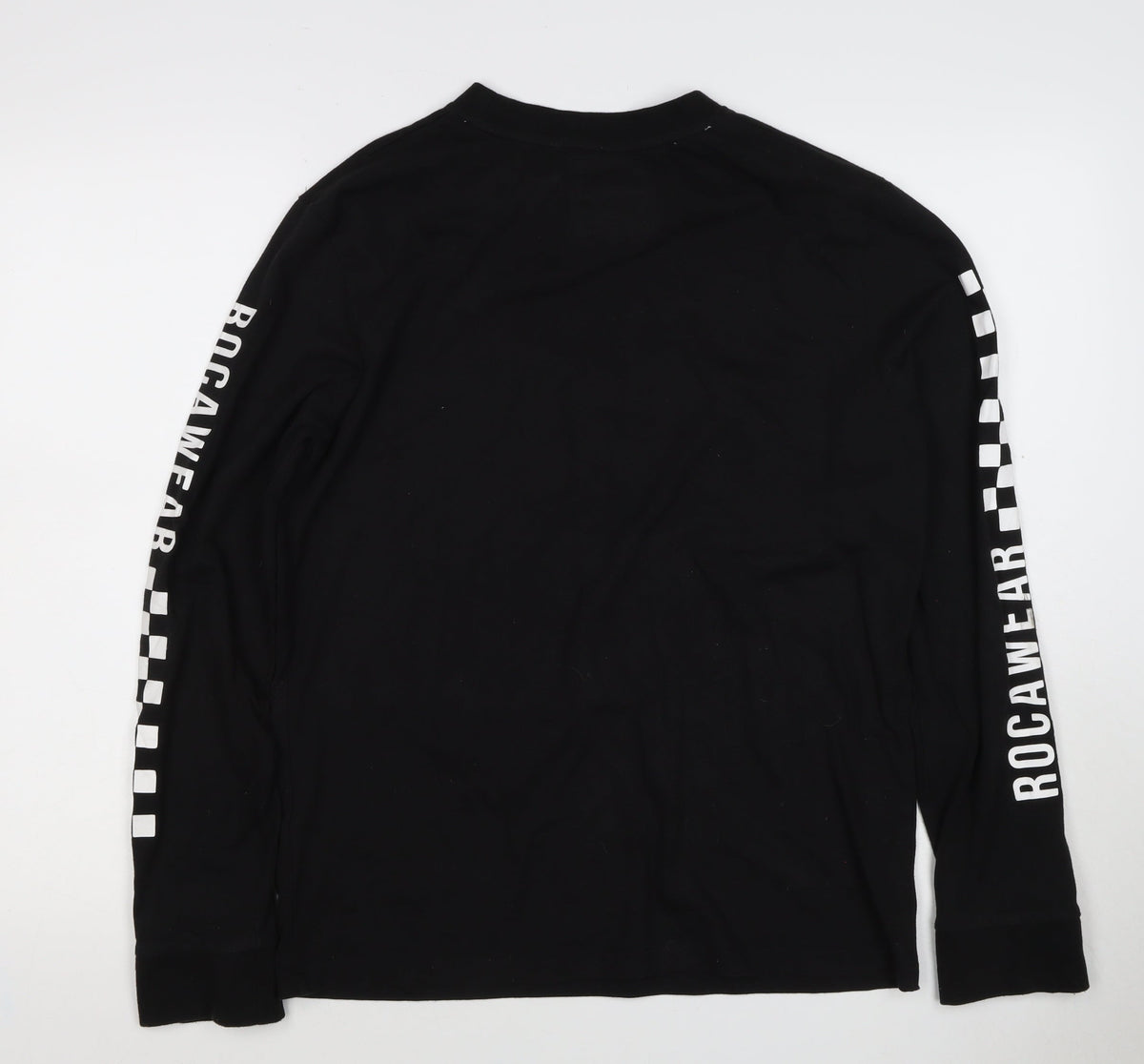 Rocawear Men’s Black M Racing Graphic Print Pullover Sweatshirt
