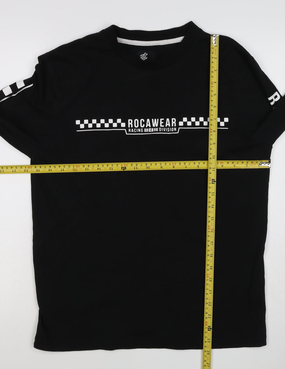 Rocawear Men’s Black M Racing Graphic Print Pullover Sweatshirt
