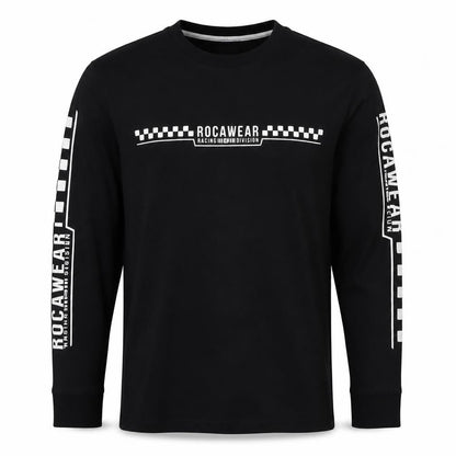 Rocawear Men’s Black M Racing Graphic Print Pullover Sweatshirt