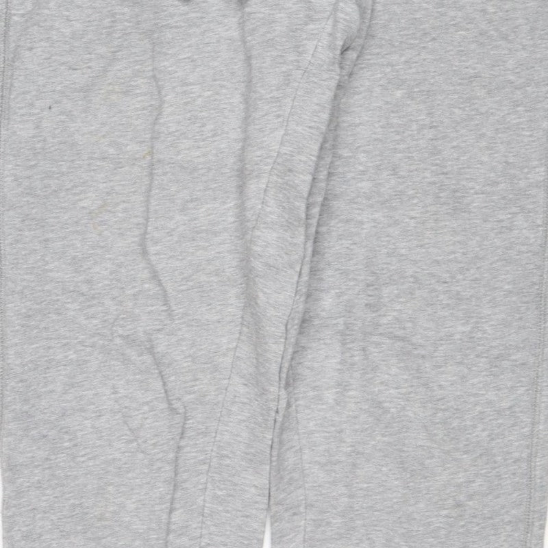 Converse Women Grey M All Star Logo Jogger Sweatpants Drawstring