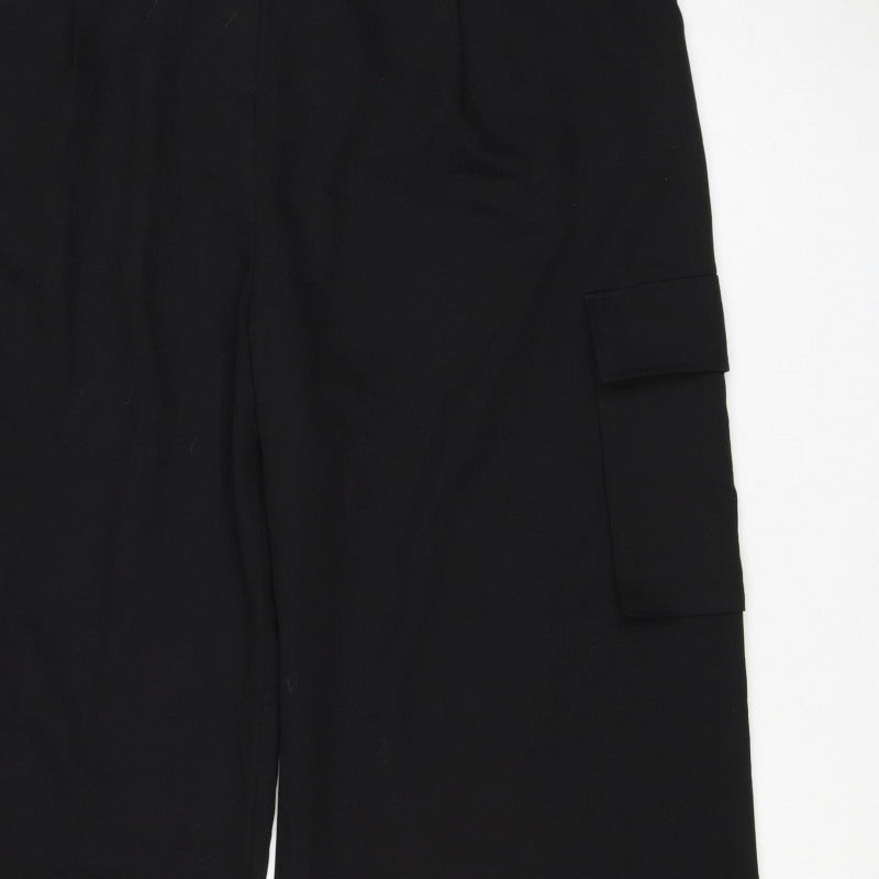 COS Women’s Black UK 18 Wide-Leg Tailored Trousers