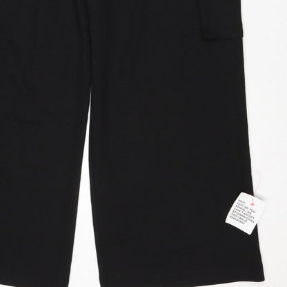 COS Women’s Black UK 18 Wide-Leg Tailored Trousers