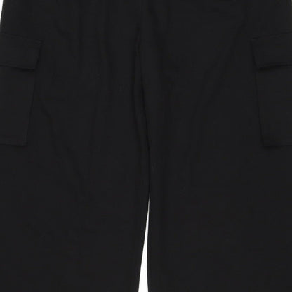 COS Women’s Black UK 18 Wide-Leg Tailored Trousers