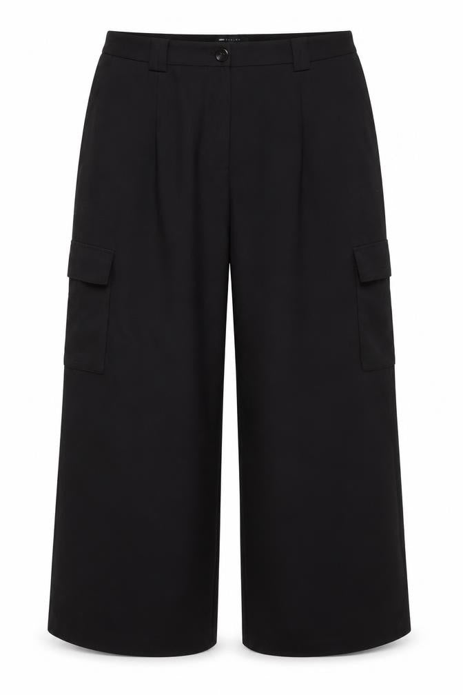 COS Women’s Black UK 18 Wide-Leg Tailored Trousers