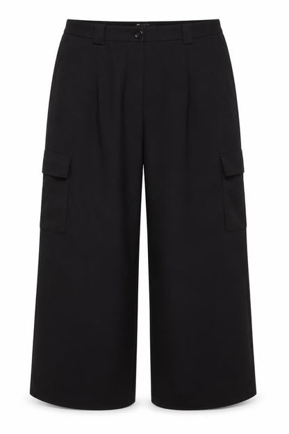 COS Women’s Black UK 18 Wide-Leg Tailored Trousers