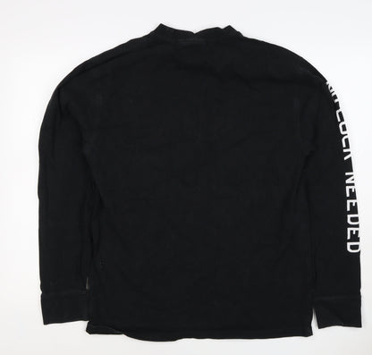 Dickies Men’s Black Medium Graphic Logo Pullover Sweatshirt