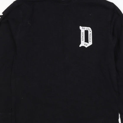 Dickies Men’s Black Medium Graphic Logo Pullover Sweatshirt