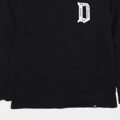 Dickies Men’s Black Medium Graphic Logo Pullover Sweatshirt