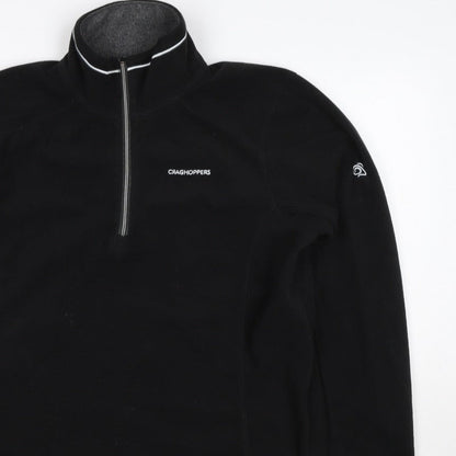 Craghoppers Men’s Black S 1/2 Zip Fleece Pullover Outdoor Sweatshirt