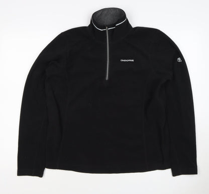 Craghoppers Men’s Black S 1/2 Zip Fleece Pullover Outdoor Sweatshirt