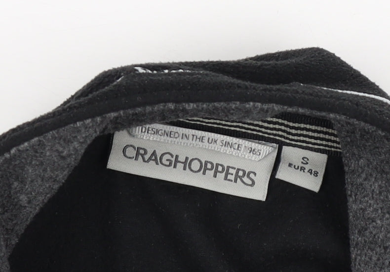 Craghoppers Men’s Black S 1/2 Zip Fleece Pullover Outdoor Sweatshirt