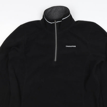 Craghoppers Men’s Black S 1/2 Zip Fleece Pullover Outdoor Sweatshirt