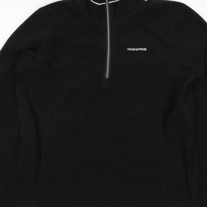 Craghoppers Men’s Black S 1/2 Zip Fleece Pullover Outdoor Sweatshirt