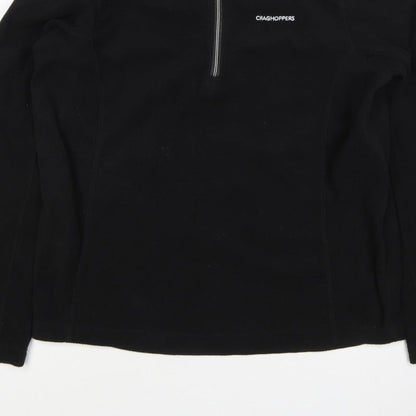 Craghoppers Men’s Black S 1/2 Zip Fleece Pullover Outdoor Sweatshirt