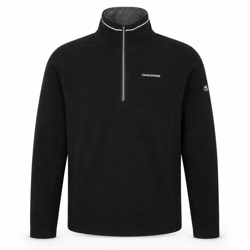 Craghoppers Men’s Black S 1/2 Zip Fleece Pullover Outdoor Sweatshirt