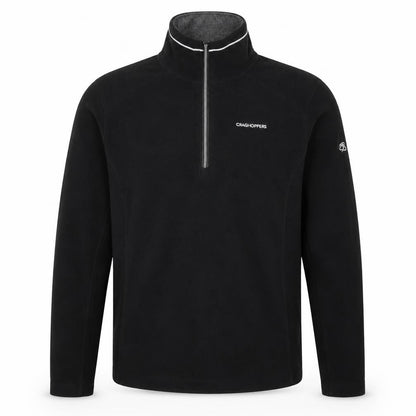 Craghoppers Men’s Black S 1/2 Zip Fleece Pullover Outdoor Sweatshirt