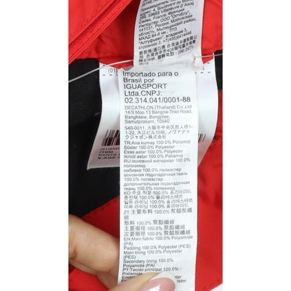 Decathlon Wedze Boys Red Ski Snow Pants Salopettes 8 Years Waterproof