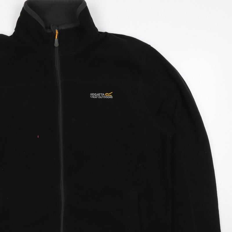 Regatta Men’s Black XL Full Zip Fleece Jacket Outdoor Walking