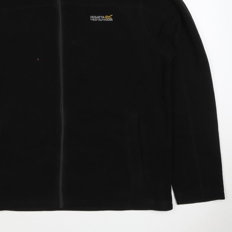 Regatta Men’s Black XL Full Zip Fleece Jacket Outdoor Walking