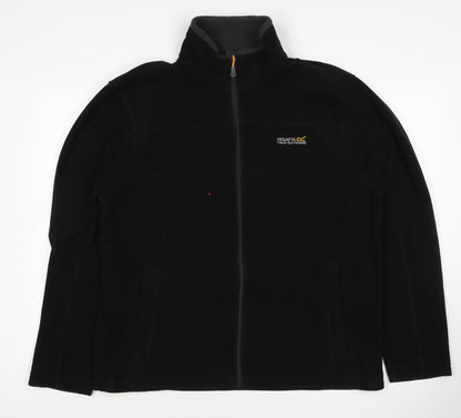 Regatta Men’s Black XL Full Zip Fleece Jacket Outdoor Walking
