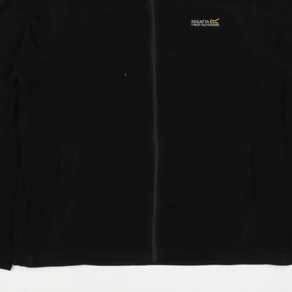 Regatta Men’s Black XL Full Zip Fleece Jacket Outdoor Walking