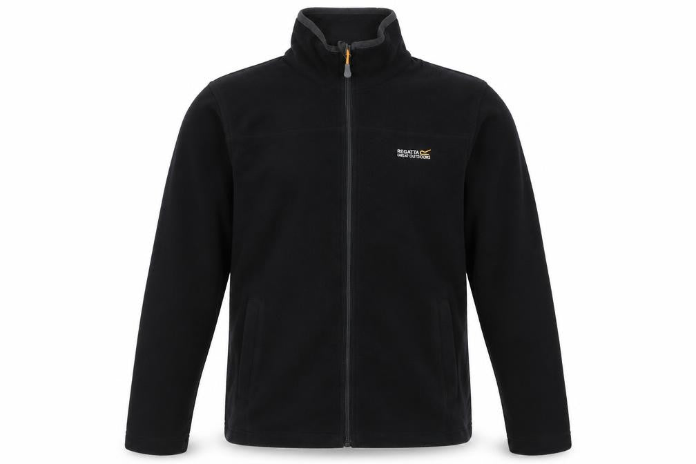 Regatta Men’s Black XL Full Zip Fleece Jacket Outdoor Walking