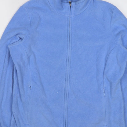 Marks and Spencer Women’s Blue Size 18 Fleece Full Zip Jacket