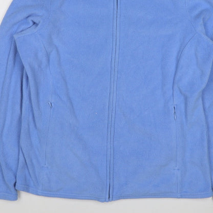 Marks and Spencer Women’s Blue Size 18 Fleece Full Zip Jacket