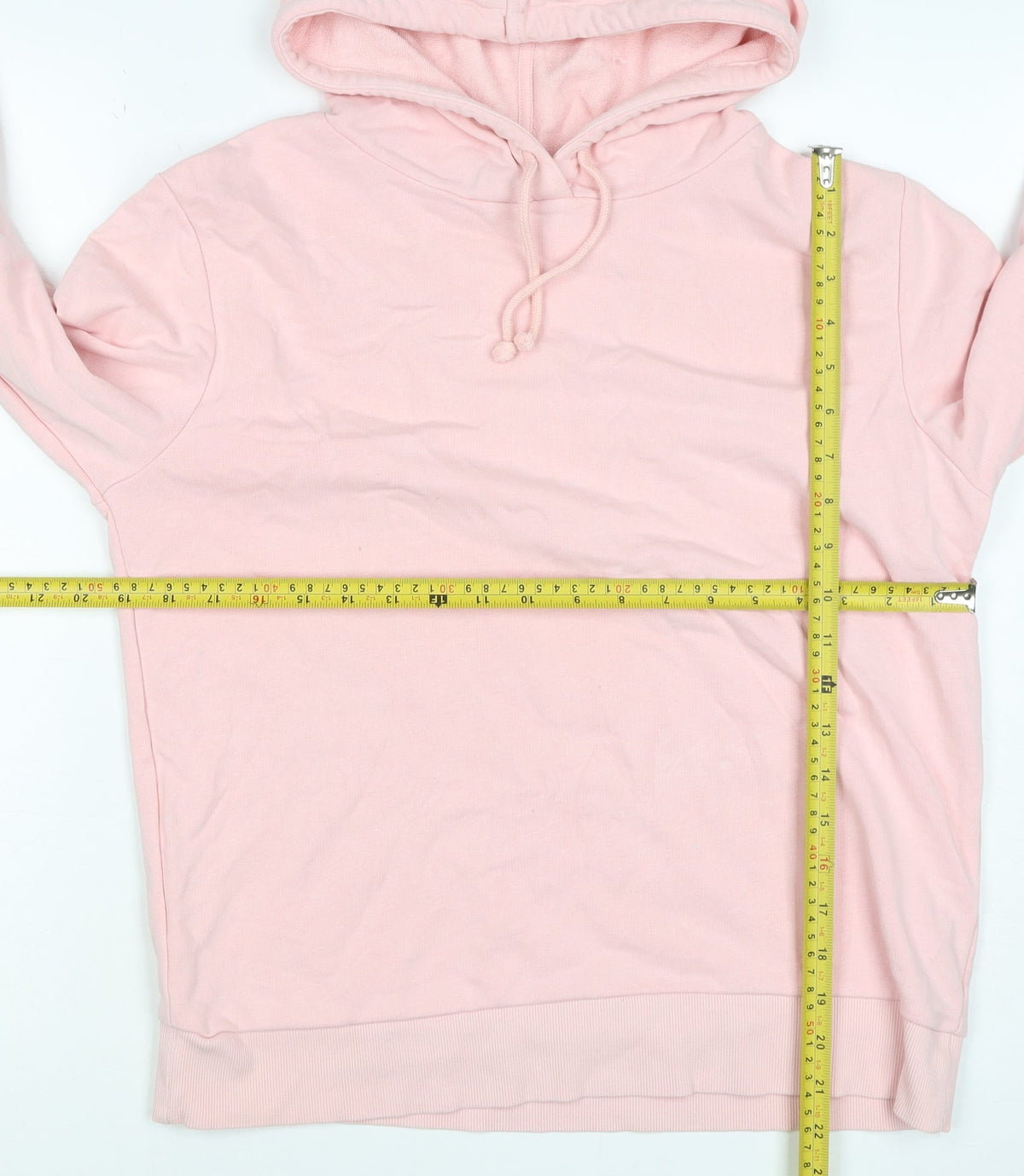 Marks & Spencer Women Pink Size 12 Pullover Drawstring Hoodie