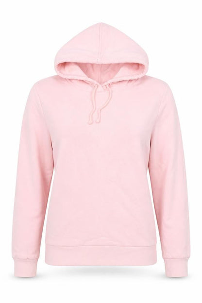 Marks & Spencer Women Pink Size 12 Pullover Drawstring Hoodie
