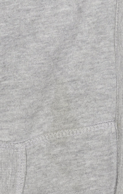 Wombat Men’s Grey XL Full Zip Logo Hoodie Fleece Drawstring Pockets