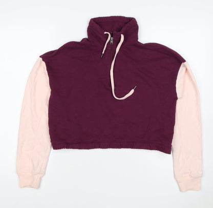 Hollister Women’s S Multicoloured Pullover 1/2 Zip Sweatshirt