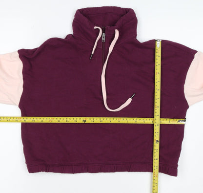 Hollister Women’s S Multicoloured Pullover 1/2 Zip Sweatshirt