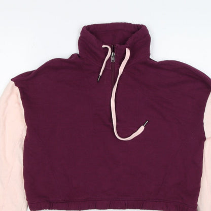 Hollister Women’s S Multicoloured Pullover 1/2 Zip Sweatshirt