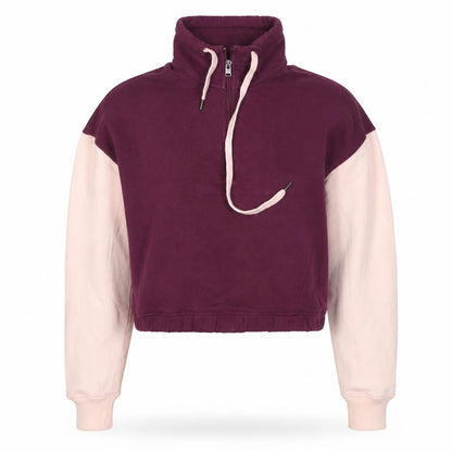 Hollister Women’s S Multicoloured Pullover 1/2 Zip Sweatshirt