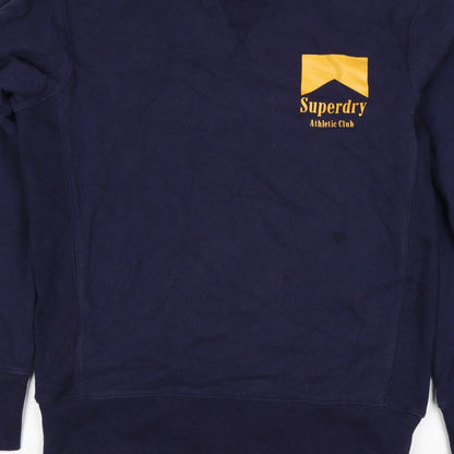 Superdry Men’s Blue S Pullover Sweatshirt London Athletic Club Logo
