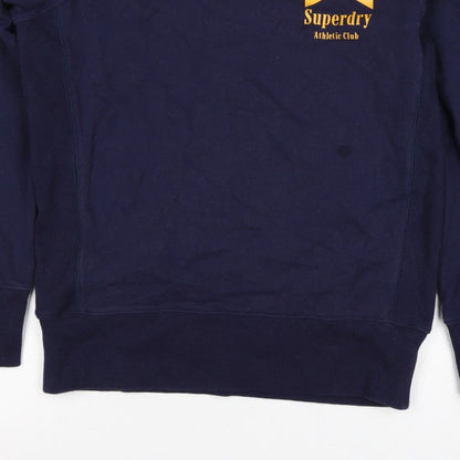 Superdry Men’s Blue S Pullover Sweatshirt London Athletic Club Logo