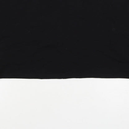Nasty Gal Women’s Black UK 12 Cropped Pullover Crew Neck Sweatshirt